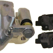 Professional 18R12512 Rear Driver Side Disc Brake Caliper Assembly with Ceramic Pads (Loaded Non-Coated), Remanufactured