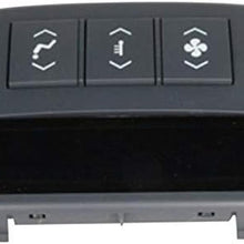 GM Original Equipment 15-73616 Blue Roof Console Auxiliary Heating and Air Conditioning Control Panel