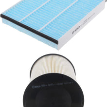 Bosch 6043C & 5432WS HEPA Cabin Air Filter and Air Filter Bundle