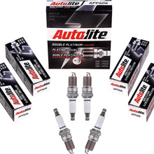 APP606 Double Platinum Automotive Replacement Spark Plugs (4 Pack)