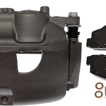 Professional 18R12616 Front Driver Side Disc Brake Caliper Assembly (Loaded Non-Coated), Remanufactured