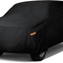 EzyShade 10-Layer Car Cover Waterproof All Weather - See Vehicle Size-Chart - Car Covers for Automobiles & Car Snow Cover - Full Exterior Covers - Winter Rain Sun SUV Sedan. Size A4 (See SizeChart)