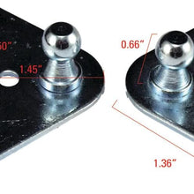 JR Products BR-1020 10mm Flat Gas Spring Mounting Bracket