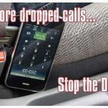 Drop Stop - The Original Patented Car Seat Gap Filler (As Seen On Shark Tank) - Between Seats Console Organizer, Set of 2 and Slide Free Pad and Light