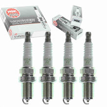4 Pc NGK V-Power Spark Plugs Compatible with Toyota Corolla 1.8L 2.4L L4 2005-2012