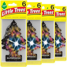 LITTLE TREES Air Fresheners Car Air Freshener. Hanging Tree Provides Long Lasting Scent for Auto or Home. Black Ice, 24 Air Fresheners