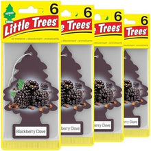 LITTLE TREES Air Fresheners Car Air Freshener. Hanging Tree Provides Long Lasting Scent for Auto or Home. Black Ice, 24 Air Fresheners