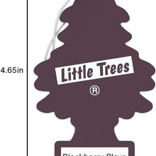 LITTLE TREES Air Fresheners Car Air Freshener. Hanging Tree Provides Long Lasting Scent for Auto or Home. Black Ice, 24 Air Fresheners