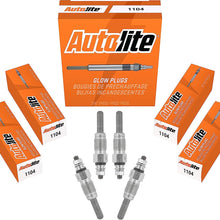Autolite 1104 Automotive Replacement Glow Plug for 1979-1996 Audi/Bmw/Nissan/Volkswagen/Volvo 1.6-2.8L Super Duty Diesel Engines (1 Pack)