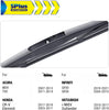 5 PLUS® 12 Inch Rear Wiper Blade Replacement Generic filter for Honda CRV 2022-2017 Element 11-03/Nissan Murano 2024-2009 Armada 23-05 Pathfinder 12-04 Rear Windshield Wiper Blade(12-B)