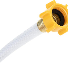 Camco TastePURE 25-Ft Water Hose - RV Drinking Water Hose Contains No Lead, No BPA & No Phthalate - Features Diamond-Hatch Reinforced PVC Design - 5/8” Inside Diameter, Made in the USA (22783)