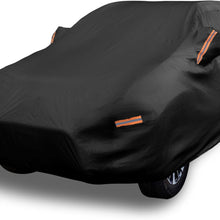 EzyShade 10-Layer Car Cover Waterproof All Weather - See Vehicle Size-Chart - Car Covers for Automobiles & Car Snow Cover - Full Exterior Covers - Winter Rain Sun SUV Sedan. Size A4 (See SizeChart)