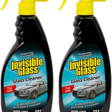 Invisible Glass 92164-2PK Premium Glass and Window Cleaner for Auto and Home Cleans Glass, Windows, Windshields, Navigation Screens, and More, Streak-Free, Ammonia-Free, Tint-Safe, 22 Fl Oz, Pack of 2