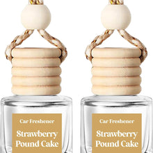 HoogaLife Car Air Freshener Diffuser 2 Pack Hanging Air Freshener Diffuser - Vanilla Cream Fragrance Oil Air D iffuser for Car, 45+ days Long Lasting Fragrance Made in USA C ar Air Fresheners