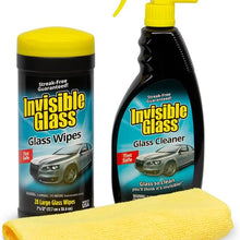 Invisible Glass 92164-2PK Premium Glass and Window Cleaner for Auto and Home Cleans Glass, Windows, Windshields, Navigation Screens, and More, Streak-Free, Ammonia-Free, Tint-Safe, 22 Fl Oz, Pack of 2