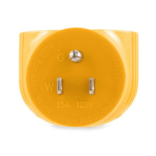 Camco 55325 15 AMP Male / 30 AMP Female 90 Degree Electrical Adapter, Yellow