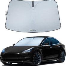 Magnelex Car Windshield Sunshade | Innovative No-Light-Pass Technology for Maximum Protection | Foldable Sun Shade Keeps Your Vehicle Cool | Fit for Cars, Trucks, and SUVs | Large (63 x 33.8 in)