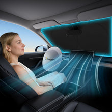 Magnelex Car Windshield Sunshade | Innovative No-Light-Pass Technology for Maximum Protection | Foldable Sun Shade Keeps Your Vehicle Cool | Fit for Cars, Trucks, and SUVs | Large (63 x 33.8 in)