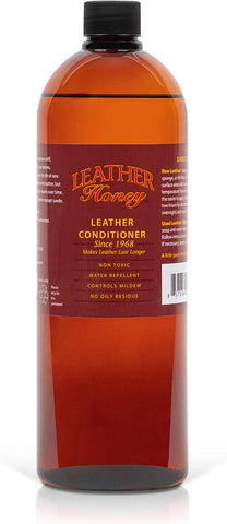 Leather Honey Leather Conditioner, Since 1968. for All Leather Items Including Auto, Furniture, Shoes, Purses and Tack. Non-Toxic and Made in The USA / 8 Fl Oz (Pack of 1)