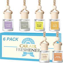 HoogaLife Car Air Freshener Diffuser 2 Pack Hanging Air Freshener Diffuser - Vanilla Cream Fragrance Oil Air D iffuser for Car, 45+ days Long Lasting Fragrance Made in USA C ar Air Fresheners
