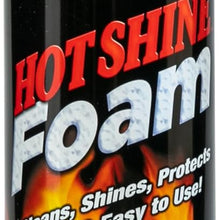 Meguiar's Hot Shine Tire Foam - High Goss Tire Shine That Cleans, Shines, and Protects in One, Deep, Black Shine with Conditioners and UV Protection to Help Keep Tires Looking Like New, 19 Oz Aerosol