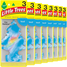 LITTLE TREES Air Fresheners Car Air Freshener. Hanging Tree Provides Long Lasting Scent for Auto or Home. Black Ice, 24 Air Fresheners