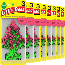 LITTLE TREES Air Fresheners Car Air Freshener. Hanging Tree Provides Long Lasting Scent for Auto or Home. Black Ice, 24 Air Fresheners