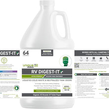 Unique RV Digest-It+ Extra-Strength Ultra-Concentrate - 32 RV Toilet Treatments - Eliminates Smells and Liquifies Waste (32 oz)