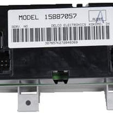 GM Original Equipment 15887057 Heating and Air Conditioning Control Panel with Rear Window Defogger Switch