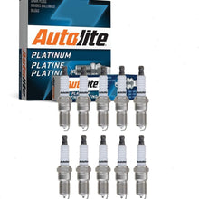 10 Pc Autolite Platinum Spark Plugs Compatible with Ford Excursion 6.8L V10 2000-2005