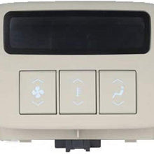 GM Genuine Parts 15-73815 Very Light Linen Colored Roof Console Auxiliary Heating/Air Conditioning Control