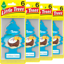 LITTLE TREES Air Fresheners Car Air Freshener. Hanging Tree Provides Long Lasting Scent for Auto or Home. Black Ice, 24 Air Fresheners