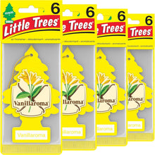 LITTLE TREES Air Fresheners Car Air Freshener. Hanging Tree Provides Long Lasting Scent for Auto or Home. Black Ice, 24 Air Fresheners