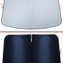Magnelex Car Windshield Sunshade | Innovative No-Light-Pass Technology for Maximum Protection | Foldable Sun Shade Keeps Your Vehicle Cool | Fit for Cars, Trucks, and SUVs | Large (63 x 33.8 in)