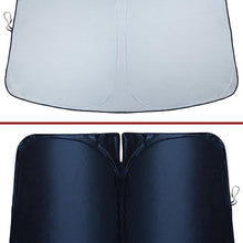Magnelex Car Windshield Sunshade | Innovative No-Light-Pass Technology for Maximum Protection | Foldable Sun Shade Keeps Your Vehicle Cool | Fit for Cars, Trucks, and SUVs | Large (63 x 33.8 in)