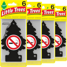 LITTLE TREES Air Fresheners Car Air Freshener. Hanging Tree Provides Long Lasting Scent for Auto or Home. Black Ice, 24 Air Fresheners