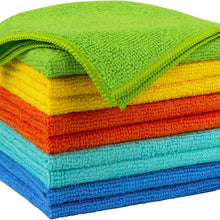 AIDEA Microfiber Cleaning Cloth, 50PK, Microfiber Towels for Cars, Premium All Purpose Car Cloths, Dusting Cloth Cleaning Rags, Absorbent Towels for SUVs, House, Kitchen, Window, 12"×12"