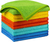 AIDEA Microfiber Cleaning Cloth, 50PK, Microfiber Towels for Cars, Premium All Purpose Car Cloths, Dusting Cloth Cleaning Rags, Absorbent Towels for SUVs, House, Kitchen, Window, 12