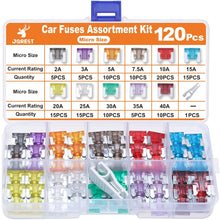 JOREST 300Pcs Car Fuse Assortment Kit, 160 Mini Blade Fuses Automotive + 90 Standard Auto Fuses + 50 Micro + Puller – Replacement for RV Camper Boat Truck (2Amp 3A 5A 7.5A 10A 15A 20A 25A 30A 35A 40A)