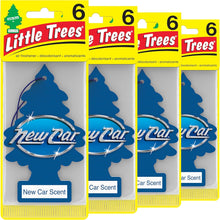 LITTLE TREES Air Fresheners Car Air Freshener. Hanging Tree Provides Long Lasting Scent for Auto or Home. Black Ice, 24 Air Fresheners