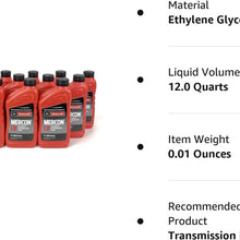 Motorcraft MERCON LV Automatic Transmission Fluid (ATF) **12 Quart Case**