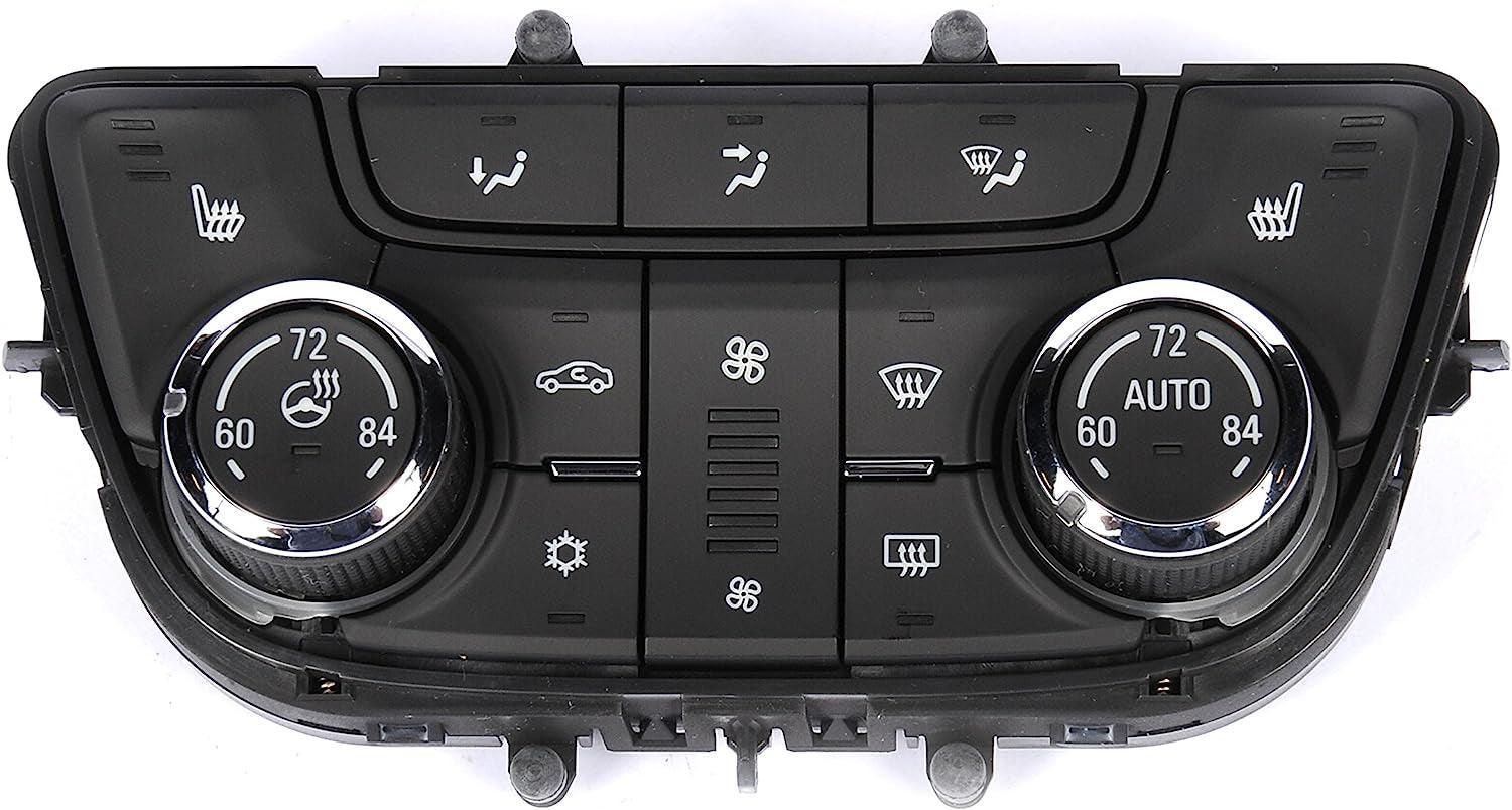 GM Genuine Parts 15-74329 Black Heating and Air Conditioning Control Panel