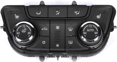 GM Genuine Parts 15-74329 Black Heating and Air Conditioning Control Panel