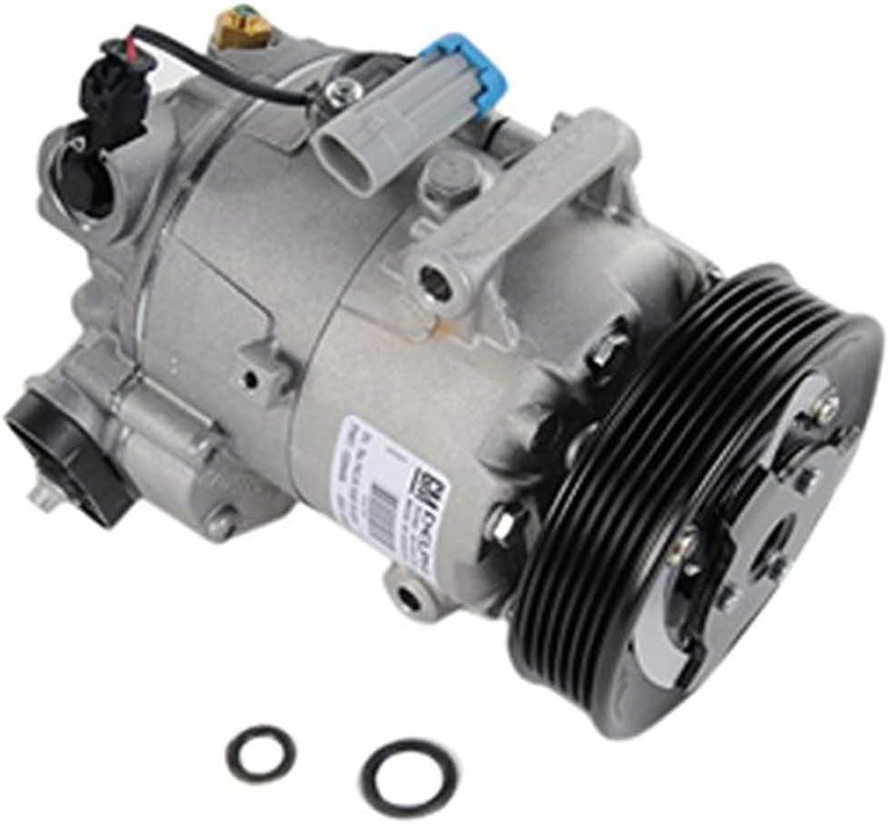GM Genuine Parts 15-22253 Air Conditioning Compressor and Clutch Assembly, Black