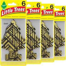 LITTLE TREES Air Fresheners Car Air Freshener. Hanging Tree Provides Long Lasting Scent for Auto or Home. Black Ice, 24 Air Fresheners