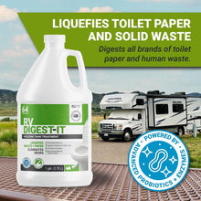 Unique RV Digest-It+ Extra-Strength Ultra-Concentrate - 32 RV Toilet Treatments - Eliminates Smells and Liquifies Waste (32 oz)