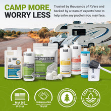 Unique RV Digest-It+ Extra-Strength Ultra-Concentrate - 32 RV Toilet Treatments - Eliminates Smells and Liquifies Waste (32 oz)