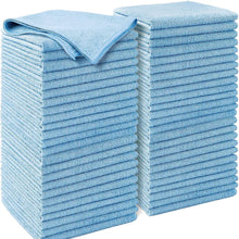AIDEA Microfiber Cleaning Cloth, 50PK, Microfiber Towels for Cars, Premium All Purpose Car Cloths, Dusting Cloth Cleaning Rags, Absorbent Towels for SUVs, House, Kitchen, Window, 12"×12"