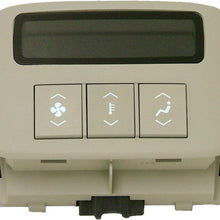 15-73553 GM Original Equipment Titanium Colored Roof Console Auxiliary Heating and Air Conditioning Control