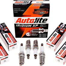 Autolite Iridium XP Automotive Replacement Spark Plugs, XP104 (4 Pack)